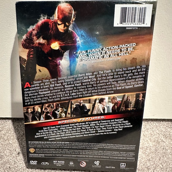 👻 5 for $50 NWT The Flash: The Complete Third Season - Picture 2 of 5